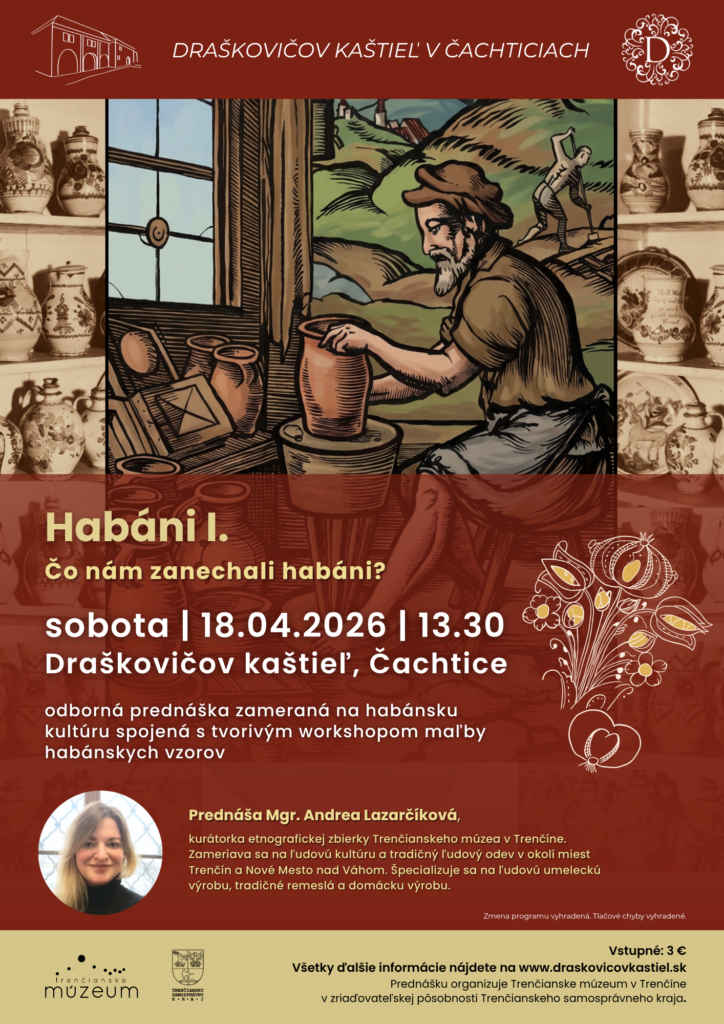 Plagát na podujatie prednáška Habáni I.